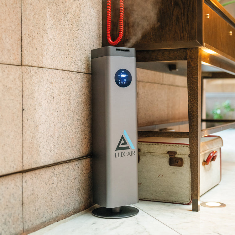 Scent machine Scent Diffuser tower working in a hotel environment 